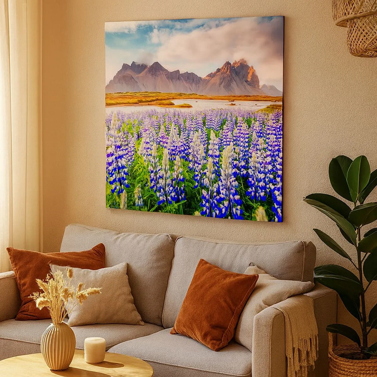 Tablou pe pânză - Putere și severitate alături de blândețe - 30x30 cm