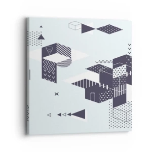 Tablou pe pânză - În sufletul matematicii - 40x40 cm