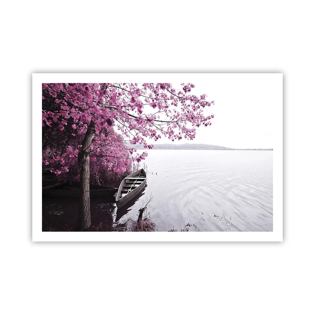 Poster - În tăcerea roz - 91x61 cm