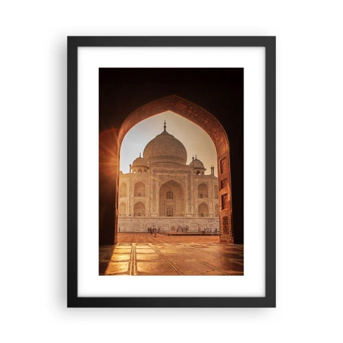 Poster în ramă neagră - Un monument al iubirii nepământene - 30x40 cm