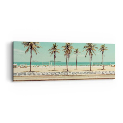 Tablou pe pânză - La paza plajei - 90x30 cm