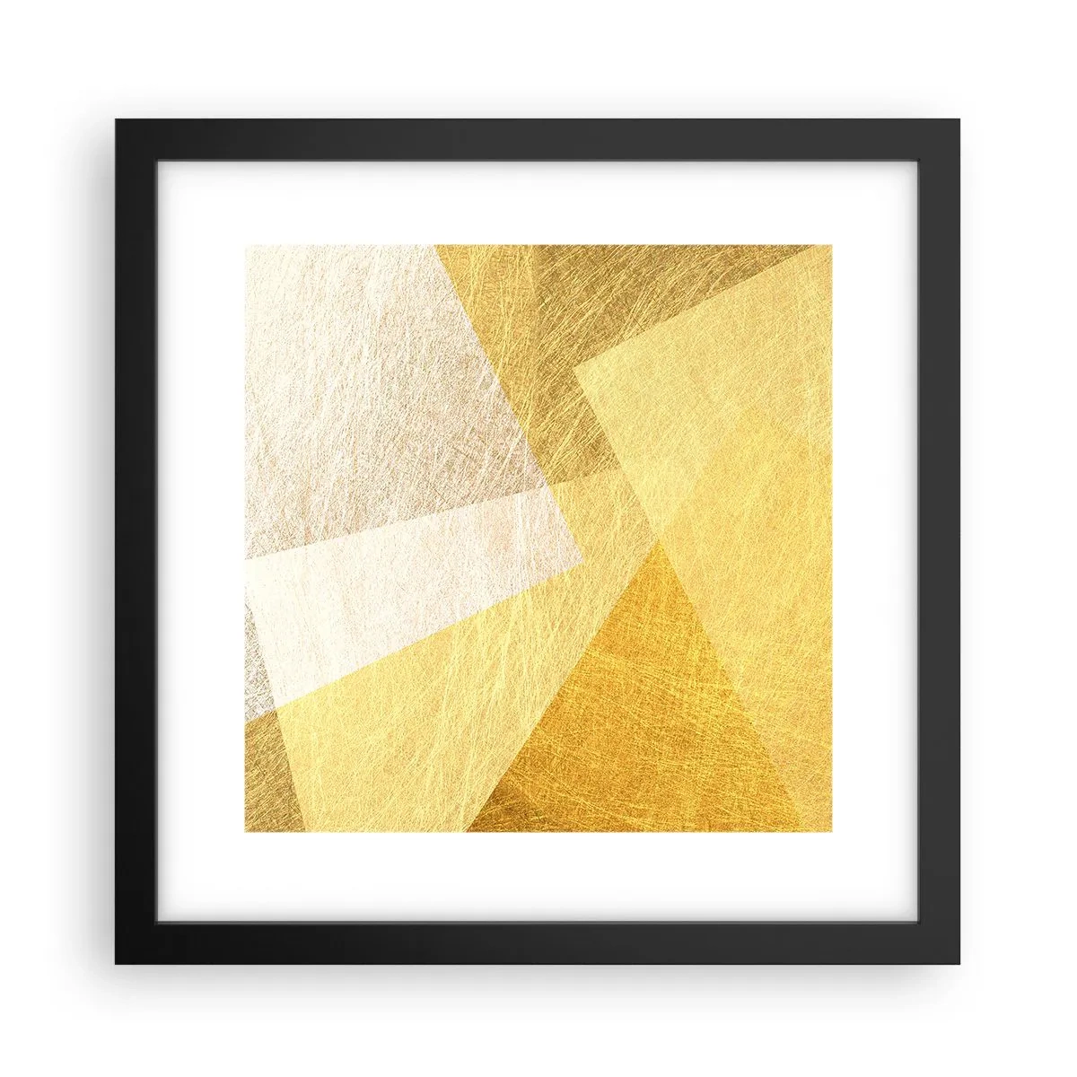 Poster în ramă neagră - Vremea de geometrie - 30x30 cm