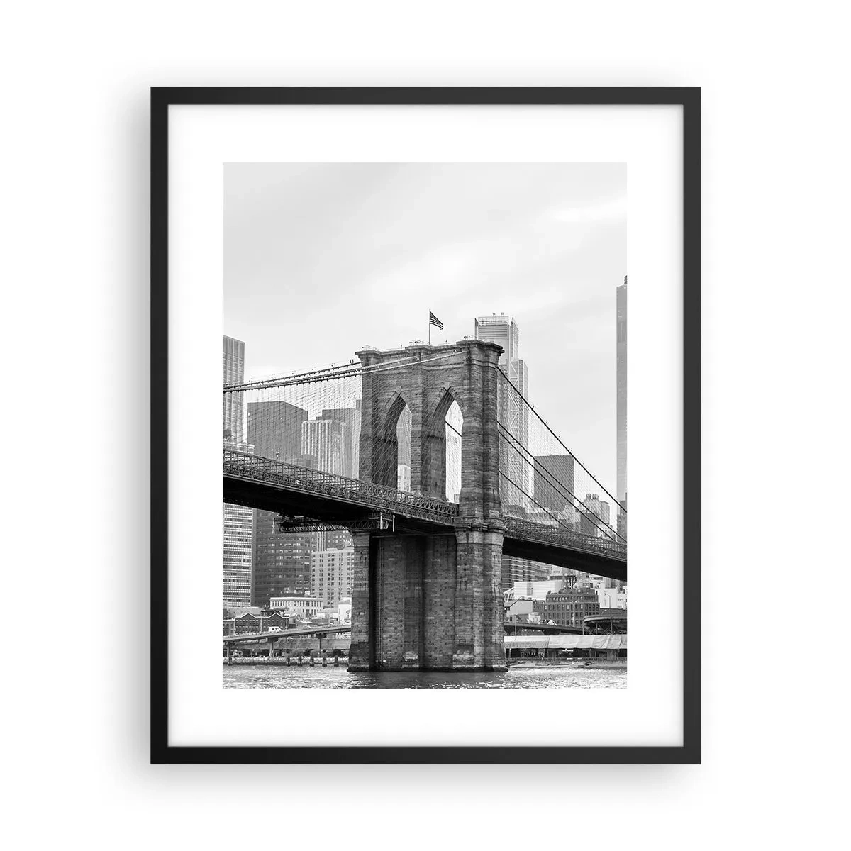 Poster în ramă neagră - New York vibes - 40x50 cm