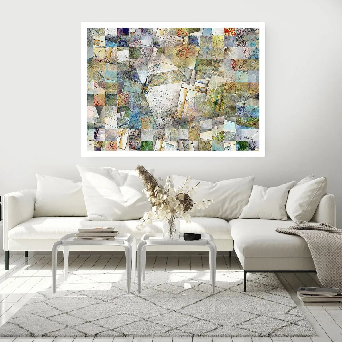 Poster - Remaniere geometrică - 100x70 cm