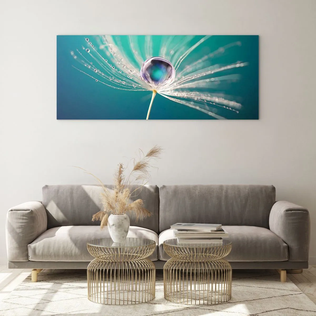 Tablou pe sticlă - Moment mistic - 120x50 cm