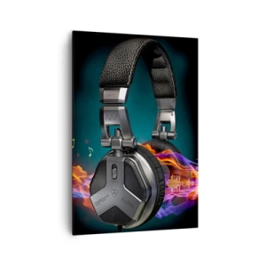 Tablou pe pânză - În focul muzicii - 70x100 cm