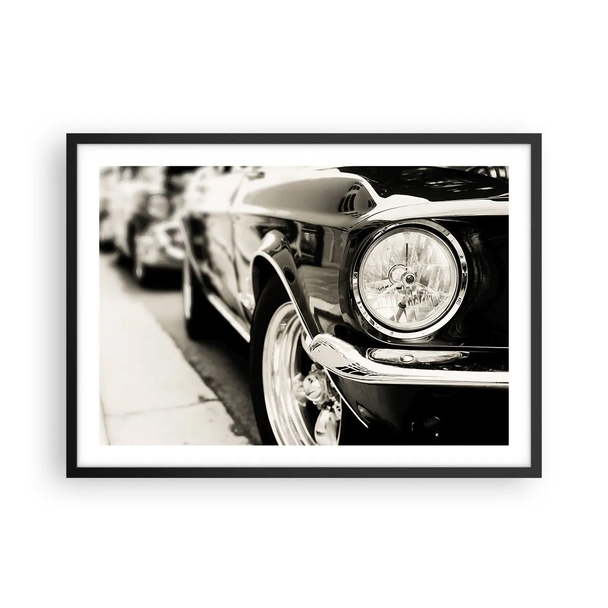 Poster în ramă neagră - Strălucire durabilă - 70x50 cm