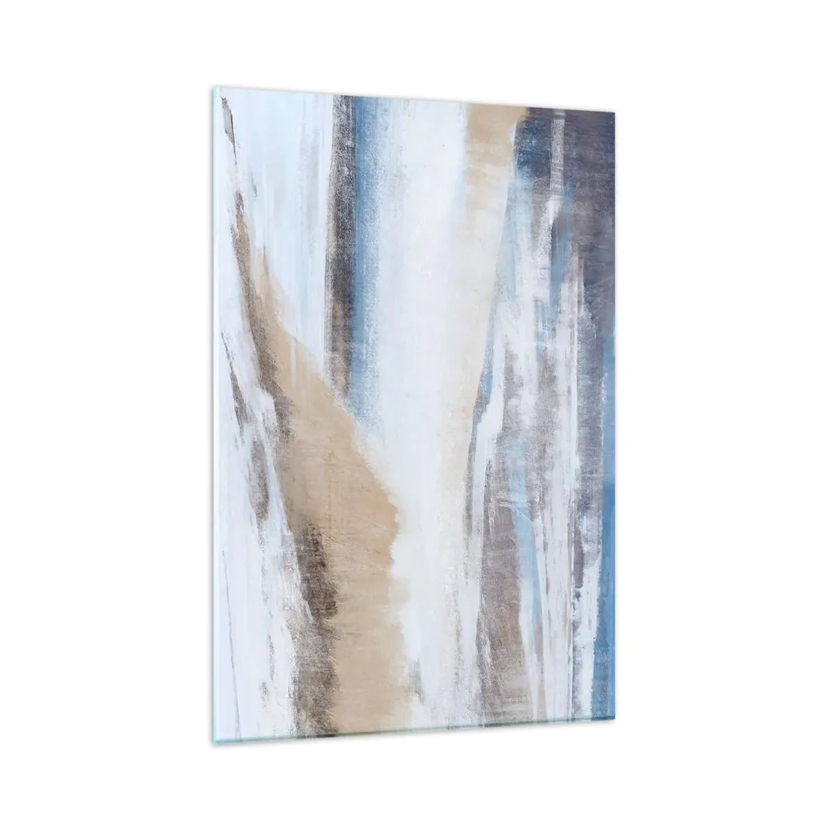 Tablou pe sticlă - Compoziție de iarnă - 80x120 cm