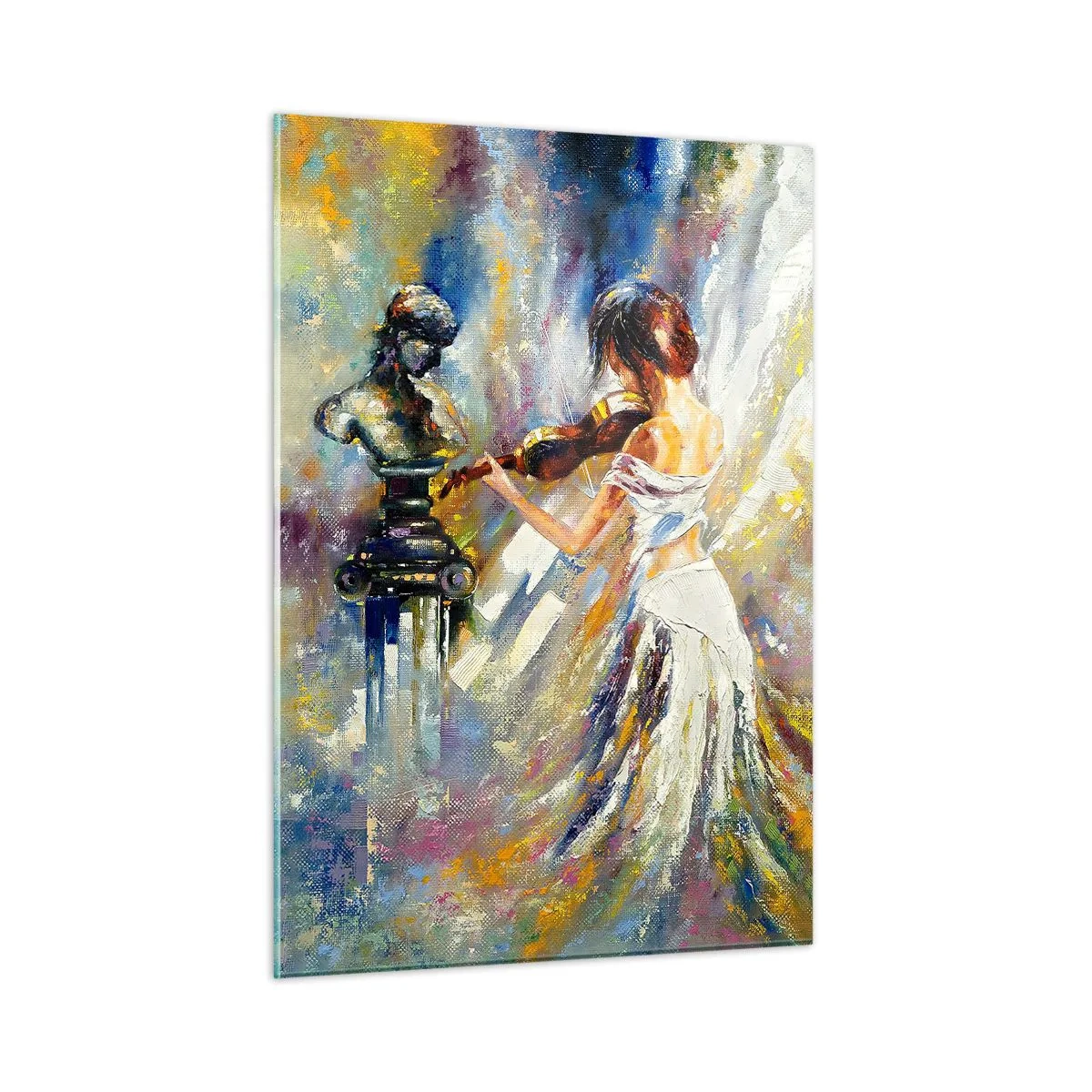 Tablou pe sticlă - Revigorați de sentimente - 50x70 cm