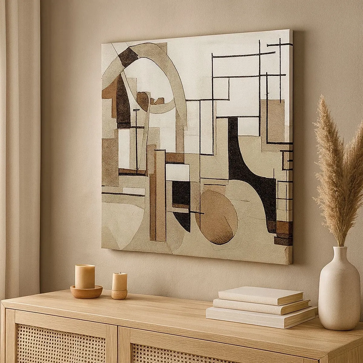 Tablou pe pânză - Peisaj urban 2.0 - 30x30 cm