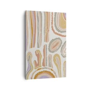 Tablou pe pânză - Secțiuni colorate - 80x120 cm