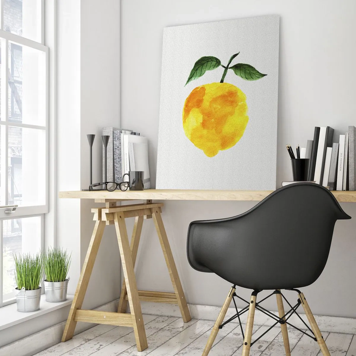 Tablou pe sticlă - Cum să simțiți gustul soarelui - 50x70 cm