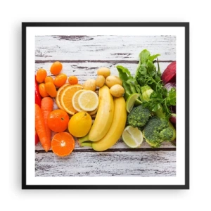 Poster în ramă neagră - Nu este de ajuns? - 60x60 cm