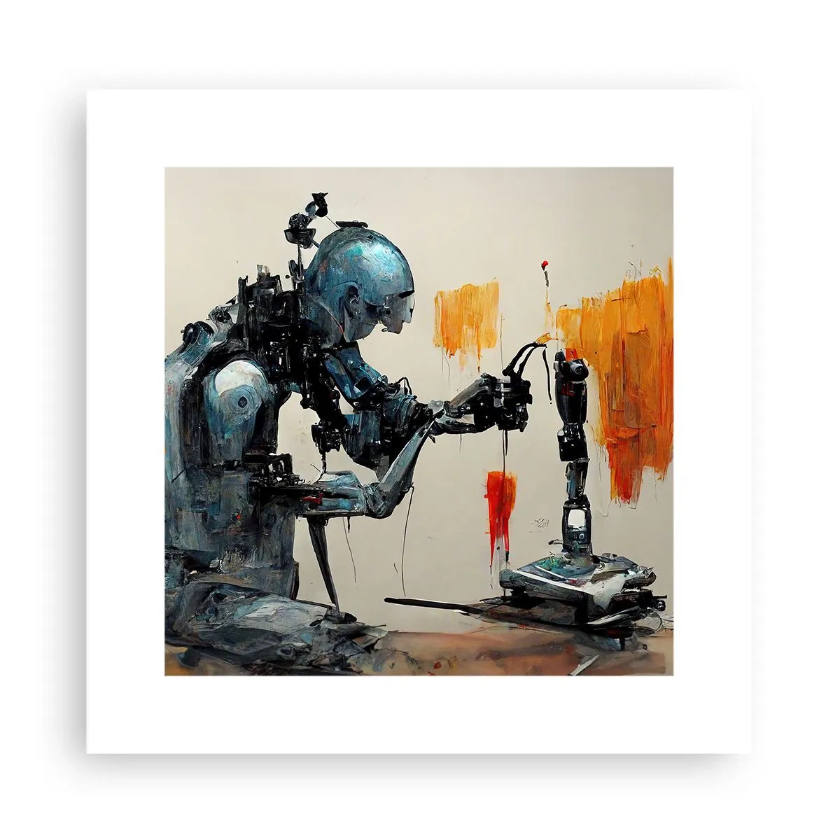 Poster - Vine ziua de mâine..... - 30x30 cm