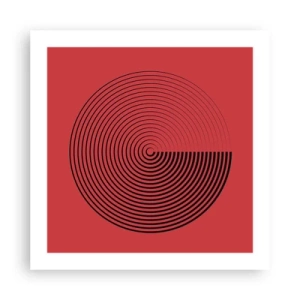 Poster - Mișcare circulară - 50x50 cm