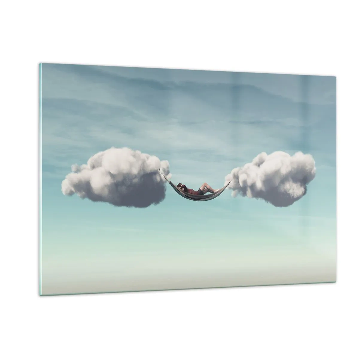 Tablou pe sticlă - Fericirea momentului - 120x80 cm