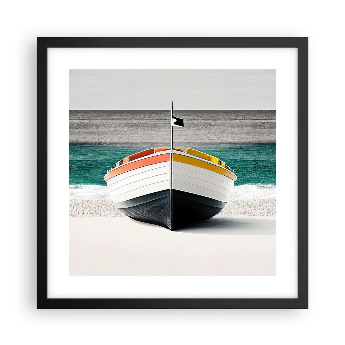 Poster în ramă neagră - În locul ei - 40x40 cm