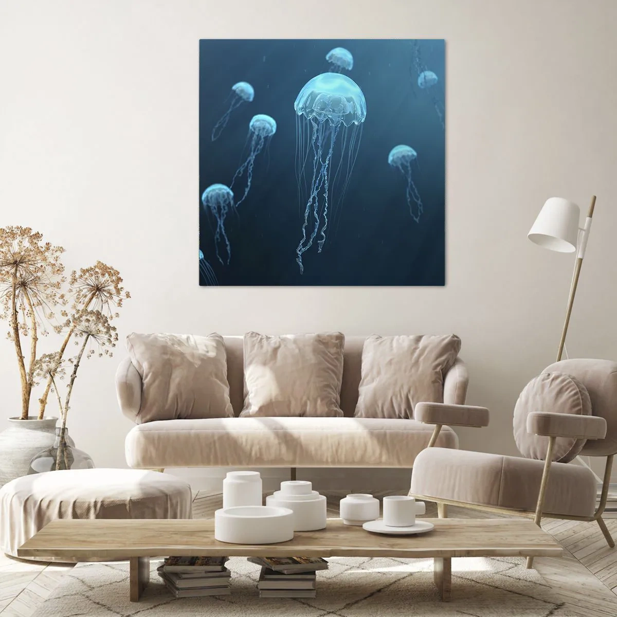 Tablou pe pânză - Dansul oceanic - 30x30 cm