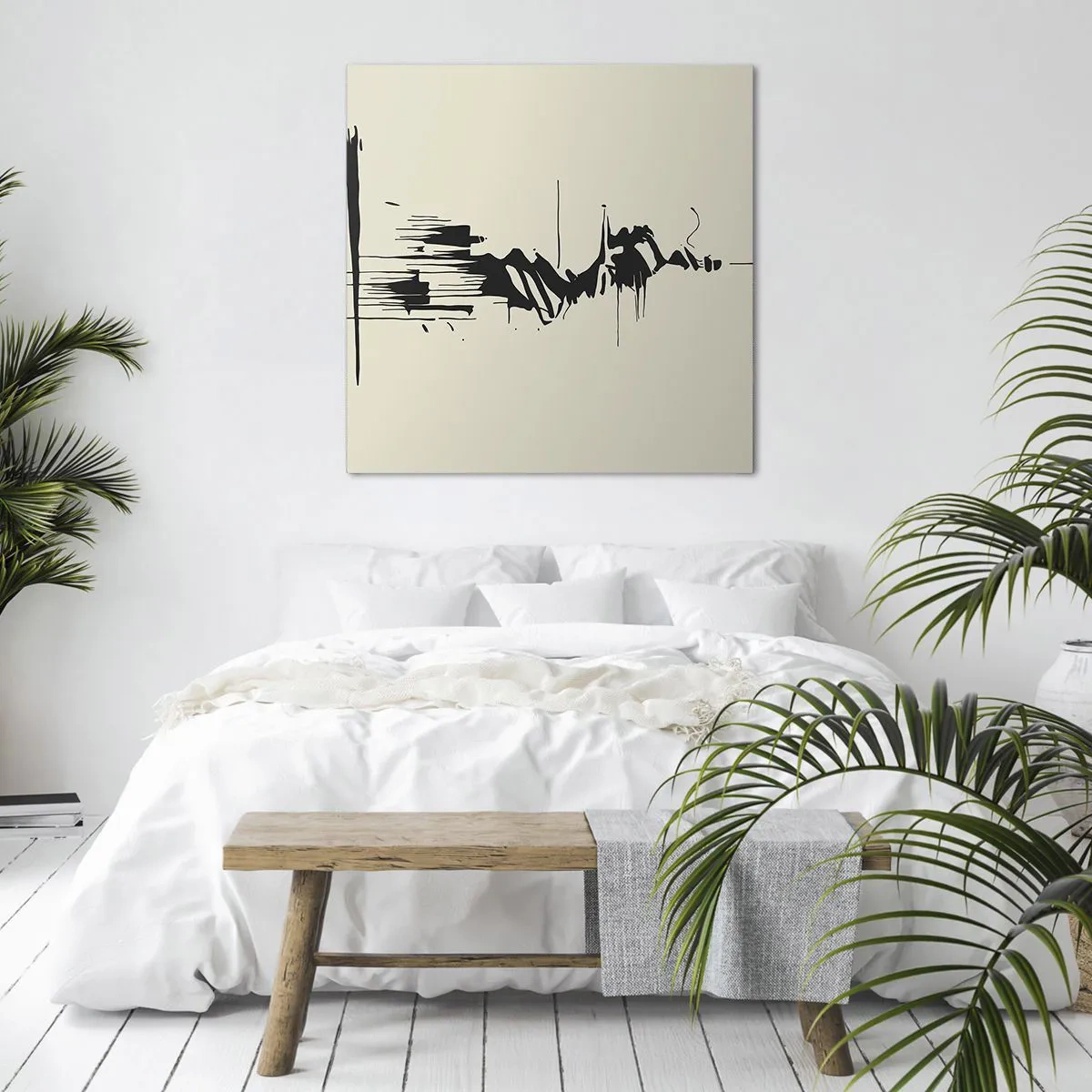 Tablou pe pânză - Abstracție pripită - 60x60 cm