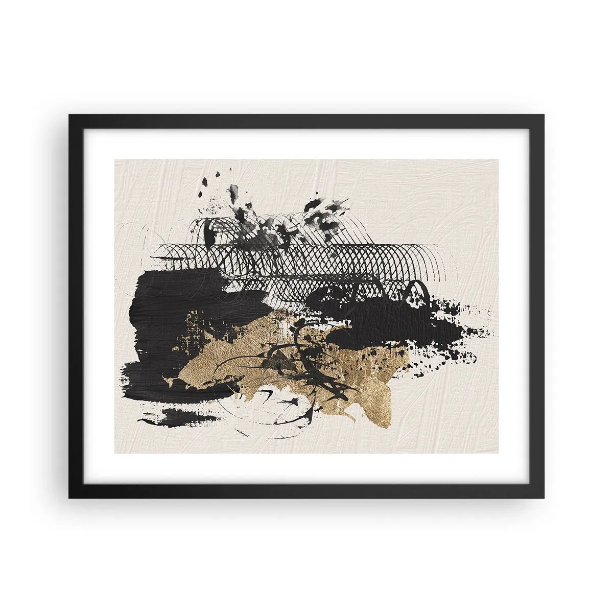 Poster în ramă neagră - Compoziție cu pasiune - 50x40 cm