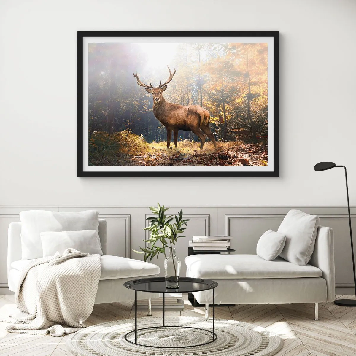 Poster în ramă neagră - Măreție calmă - 91x61 cm