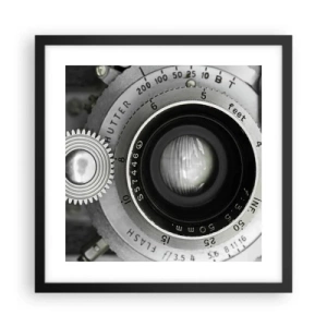 Poster în ramă neagră - Povestea de la Hollywood - 40x40 cm