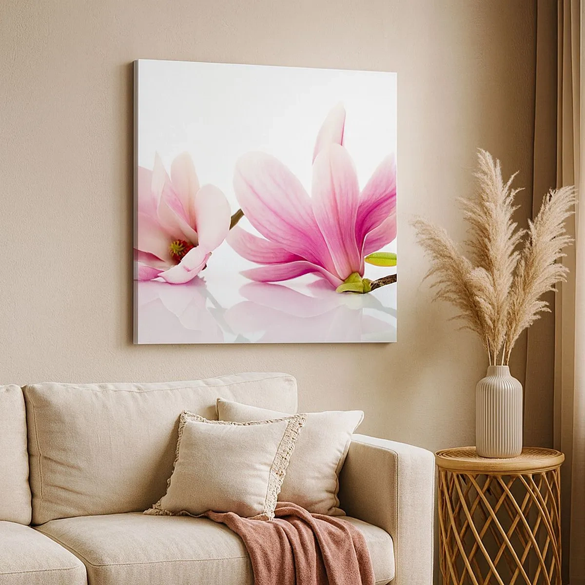 Tablou pe pânză - Delicate ca o adiere de primăvară - 30x30 cm