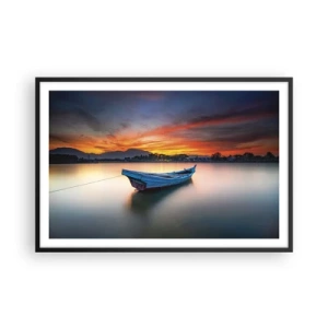 Poster în ramă neagră - O noapte bună înainte - 91x61 cm