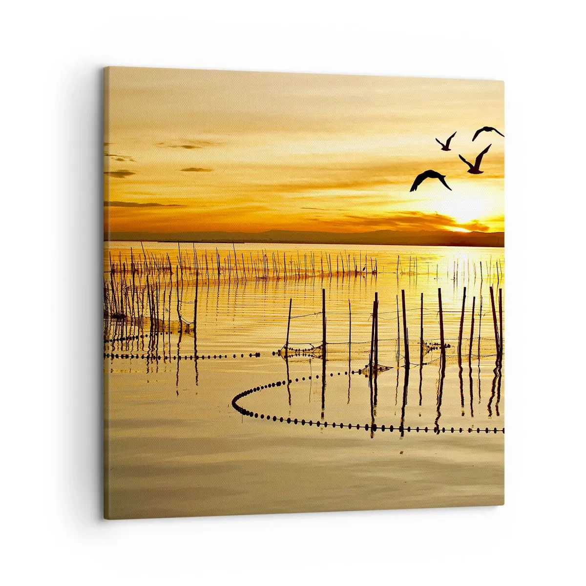 Tablou pe pânză - În zona pescuitului - 50x50 cm