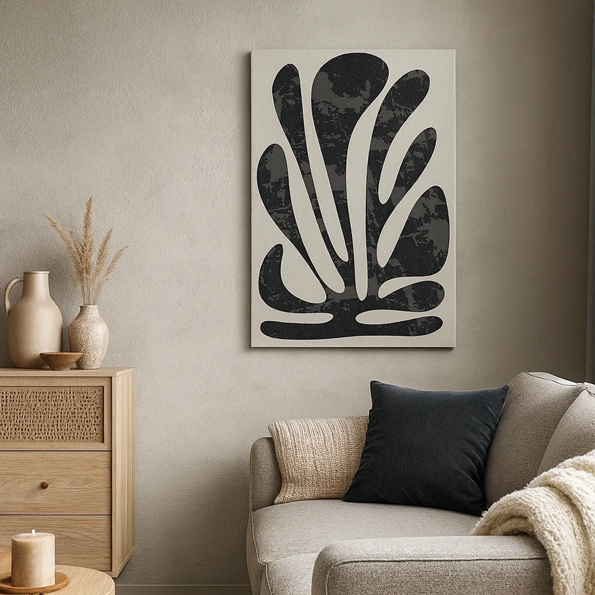 Tablou pe pânză - Abstracție cu mai multe degete - 50x70 cm