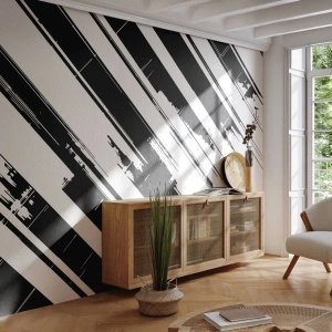 Tapet Standard Eco - Compoziție intensă și dinamică - Vector, Minimalism, Modern - 250x175 cm