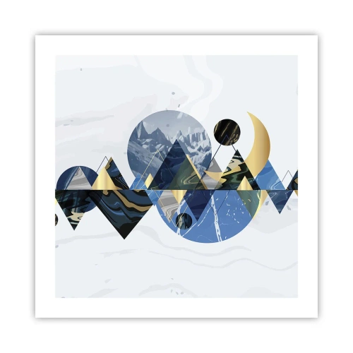 Poster - Peisaj geometric - 50x50 cm