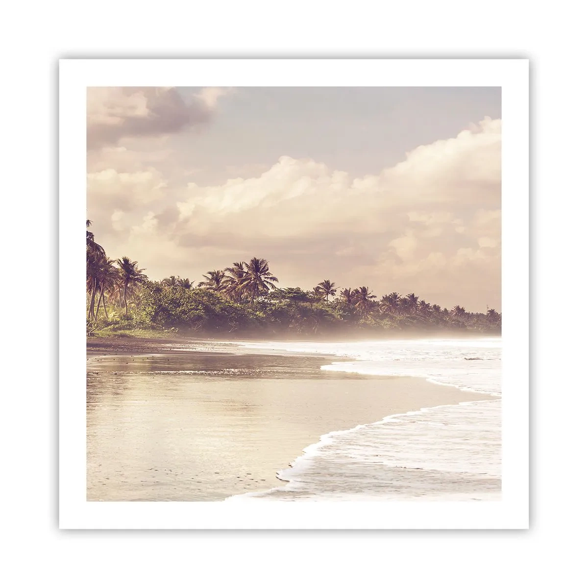 Poster - Mângâind valurile - 60x60 cm