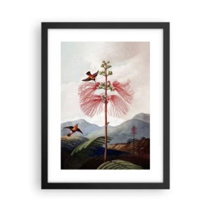 Poster în ramă neagră - Într-un paradis tropical - 30x40 cm