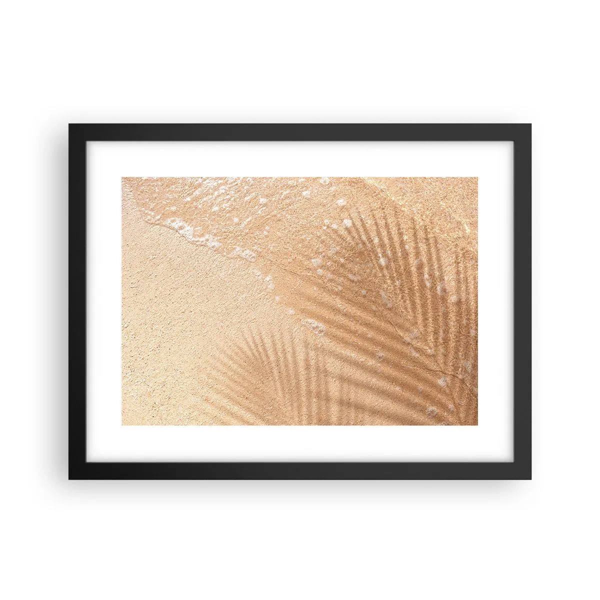 Poster în ramă neagră - Umbra unei veri fierbinți - 40x30 cm