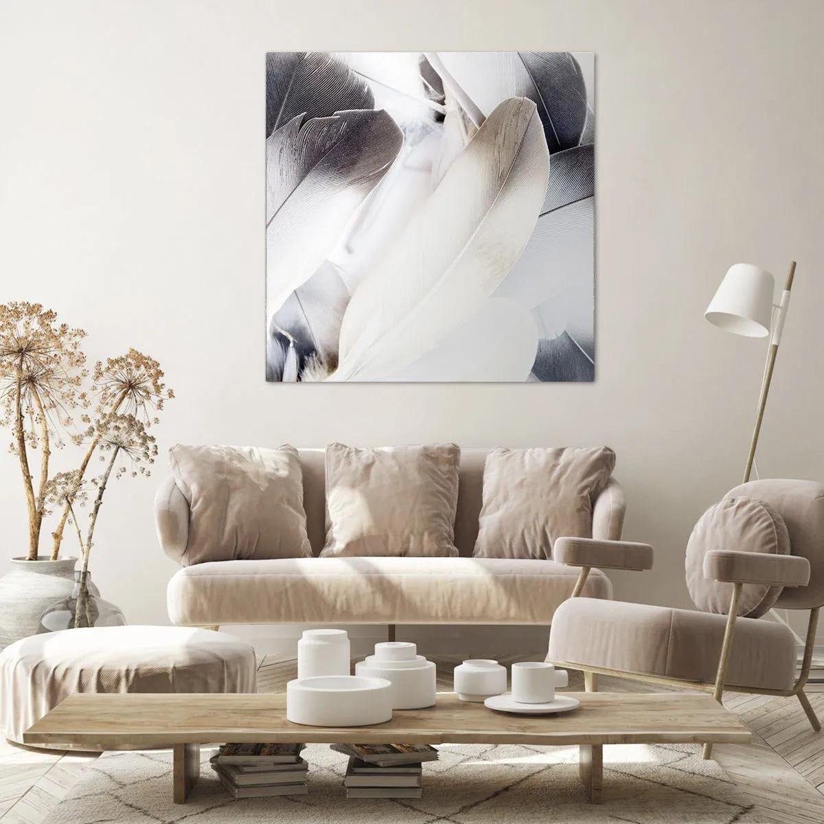 Tablou pe pânză - Aproape angelice - 50x50 cm