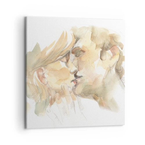 Tablou pe pânză - Jumătatea găsită? - 60x60 cm