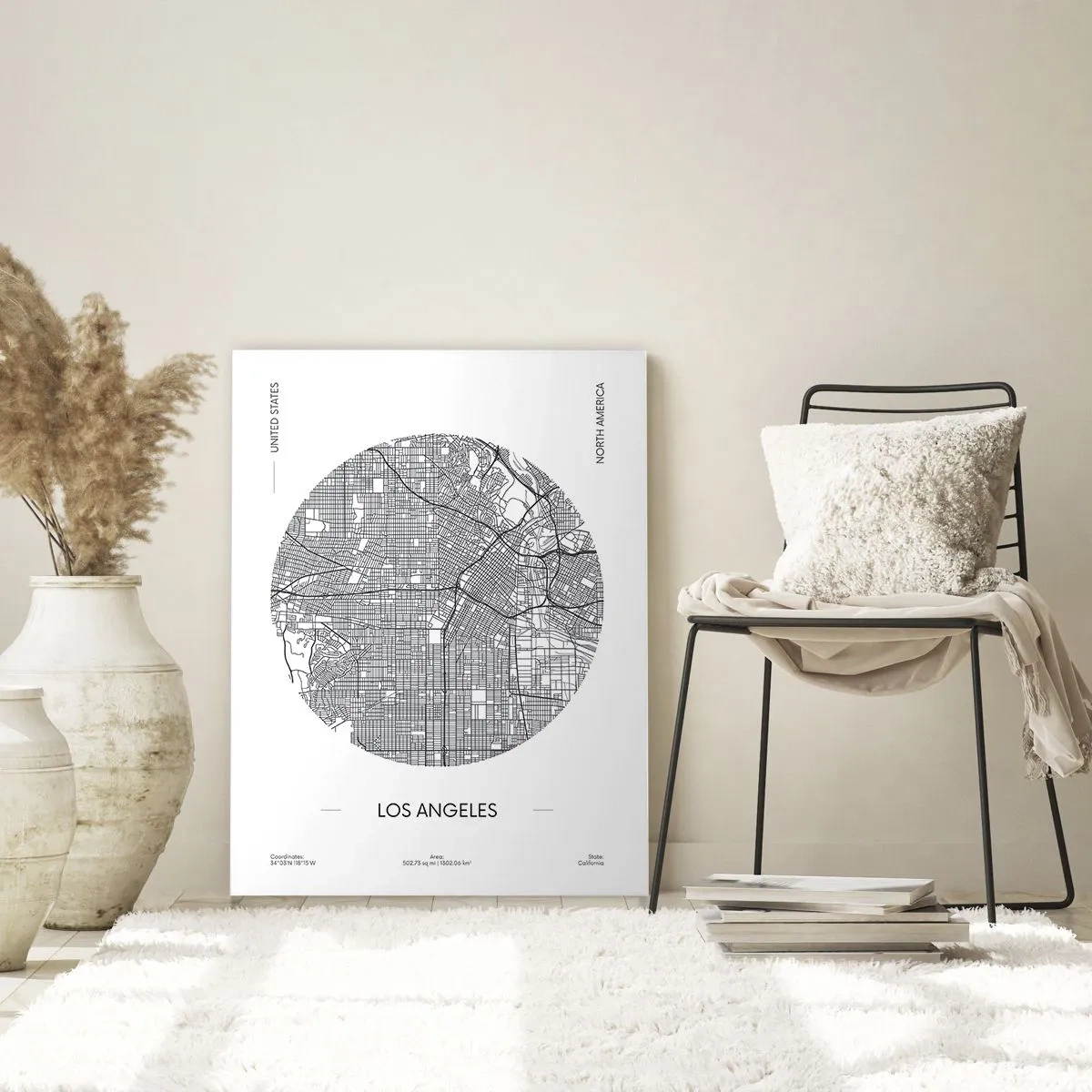 Tablou pe sticlă - Anatomia Los Angeles - 70x100 cm