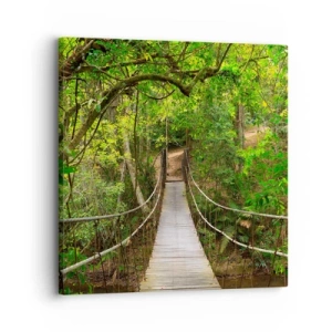 Tablou pe pânză - Pentru că în grădină crește o liană - 30x30 cm