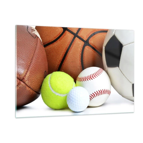 Tablou pe sticlă - Ne leagă mingea! - 120x80 cm