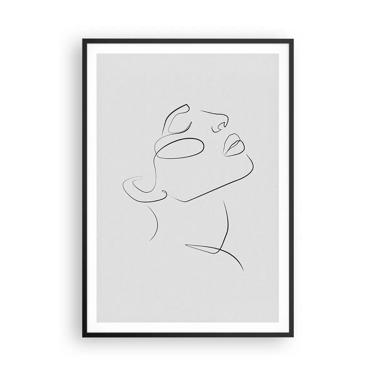 Poster în ramă neagră - Meandrele unui vis - 70x100 cm