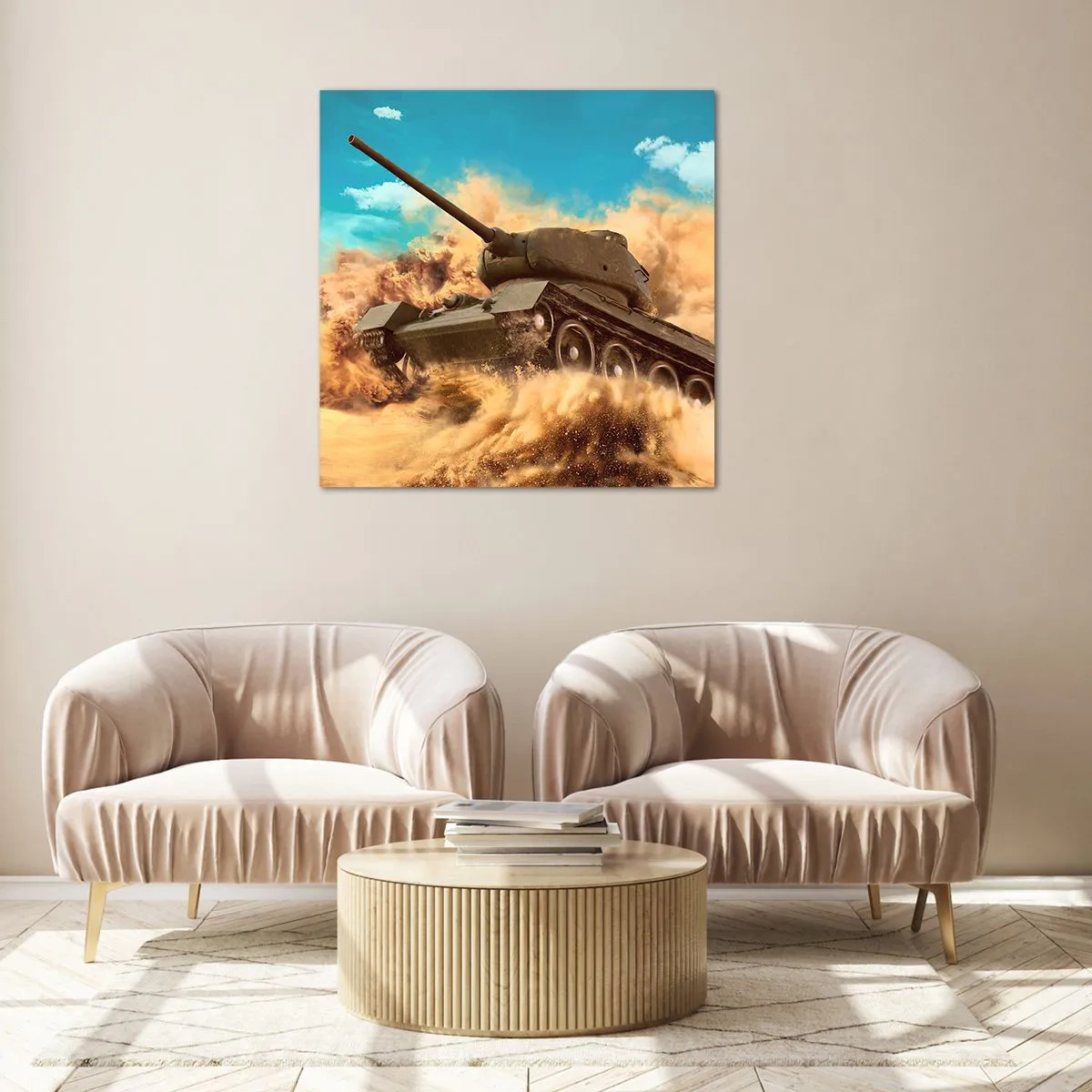 Tablou pe sticlă - De neînvins - 30x30 cm