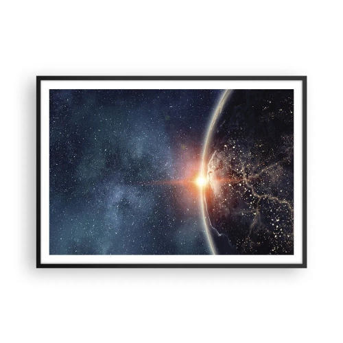 Poster în ramă neagră - Într-o nouă perspectivă - 100x70 cm