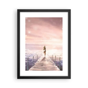 Poster în ramă neagră - În lumina unui vis - 30x40 cm