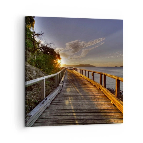 Tablou pe pânză - Să mergem spre soare - 60x60 cm