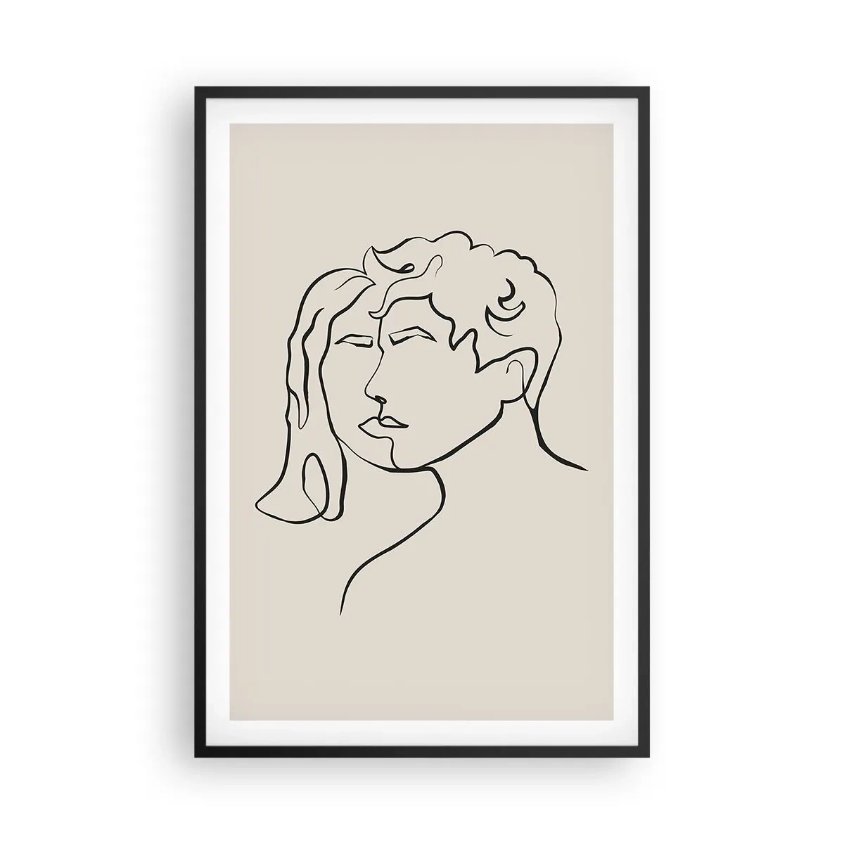 Poster în ramă neagră - Și unitatea s-a făcut - 61x91 cm