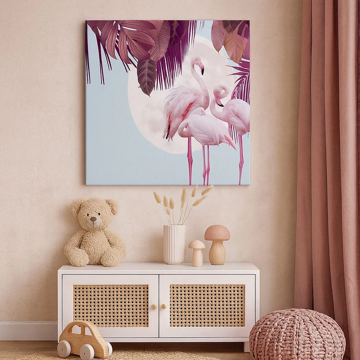 Tablou pe pânză - Harul a trei păsări - 30x30 cm