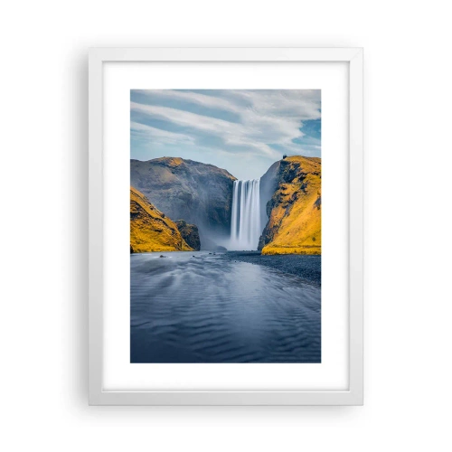 Poster în ramă albă - Durată eternă, mișcare eternă - 30x40 cm