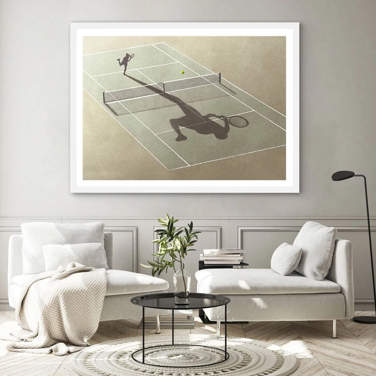 Poster în ramă albă - Învinge-te pe tine însuți - 91x61 cm