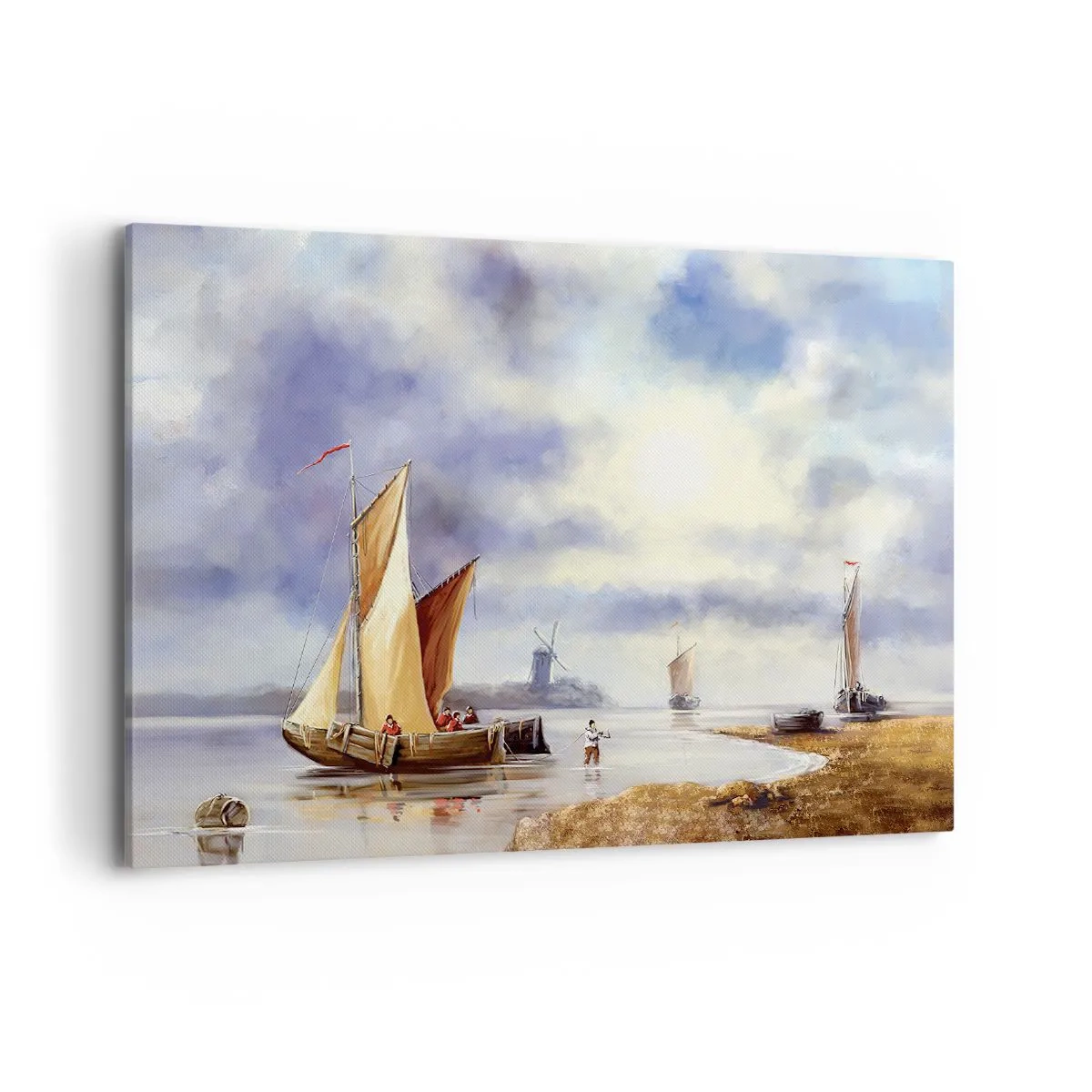Tablou pe pânză - Întoarcerea marinarilor - 120x80 cm